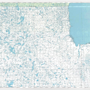 M5003 - Base Map of Northern Manitoba
