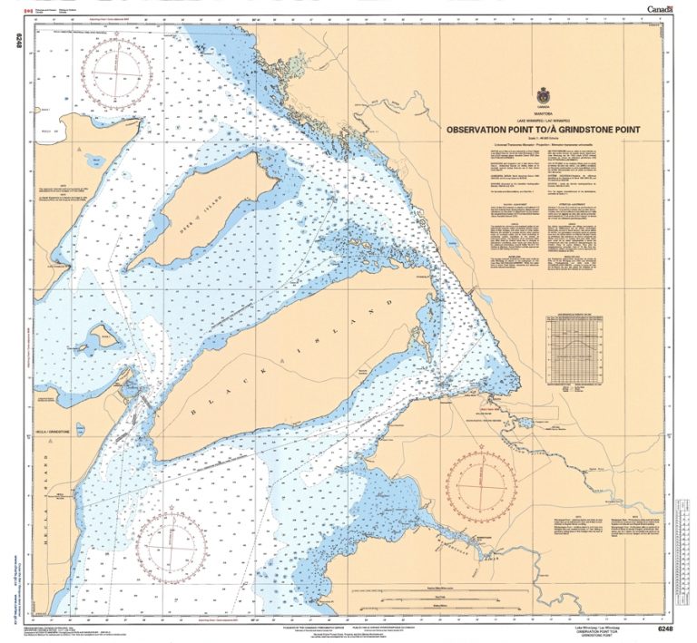 6248 - Lake Winnipeg Observation Point to Grindstone Point | Repromap Ltd.